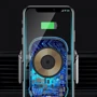 Держатель Baseus Car Holder Wireless Charger Light Electric 15W Black (WXHW03-01) фото 13