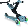 Самокат GLOBBER серії GO UP DELUXE LIGHTS 5в1 попелясто-блакитний, колеса з підсвічуванням 20 / 50кг: Кількість коліс 3