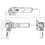 Болгарка (угловая шлифовальная) Metabo WEBA 17-125 (600514000): Макс. частота вращения диска 11000 об/мин