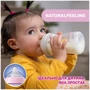 Пляшечка пластикова Chicco Natural Feeling NEW, 330 мл, 6м+ блакитна (81335.20): Вік с 6-ти месяцев