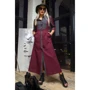 Платье FLFashion Френсис УПФ 3003 48 бордовое повседневное удлиненное миди