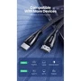 Кабель и переходник HDMI M - M 1.0 м V2.1 Ugreen With Braid 8K@60Hz/4K@120Hz HD140