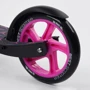 Самокат двухколесный Best Scooter с PU колесами, 1 амортизатором Black/Pink (99665): Максимальная допустимая нагрузка, кг 100