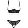 Смелый комплект Obsessive Letica set otwarte, S/M