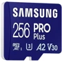 Карта памяти Samsung 256GB microSDXC Class 10 UHS-I U3 V30 A2 Pro Plus + adapter (MB-MD256SA/EU)