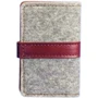 Жіночий Картхолдер BlankNote 6.1 сірий (BN-KK-6-1-felt-vin): Формат гаманця вертикальний