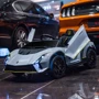Дитячий електромобіль Bambi Racer Lamborghini сірий (M 5100EBLR-11): Вид автомобиль