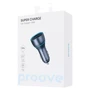 Зарядний пристрій Proove Car Charger USB+2хUSB-C Super Charge 130W Metal Gray: Особливості Быстрая зарядка, Power Delivery (PD), USB-C