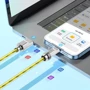 Кабель Hoco USB Cable to Lightning U113 Solid 2.4A 1m Gold: Тип USB Cable - Lightning
