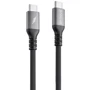 Кабель Proove Cable USB-C to USB-C ReGen Silicone 60W 1m Black (CCRS60002201)