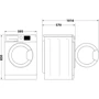 Стиральная машина Whirlpool FFWD 8649 BV UA: Загрузка белья (стирка), кг 8