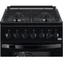 Плита комбінована ZANUSSI ZCK57201BA: Тип варильної поверхні газова