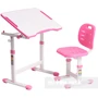 Комплект FunDesk Парта и стул-трансформеры OMINO PINK