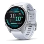 Смарт-годинник Garmin Fenix 8 AMOLED 43mm Silver with Whitestone Silicone Band (010-02903-00)
