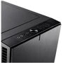 Корпус Fractal Design Define R6 USB-C Black TG (FD-CA-DEF-R6C-BK-TGL): Матеріал передній панелі матовий алюміній