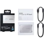 Samsung T7 Touch 2 TB Silver (MU-PC2T0S/WW) UA: Тип накопителя внутренний