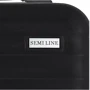 Чемодан Semi Line 20" (S) Black черный (T5634-1): Застежка Молния