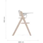Стул Cybex Click&Fold 4в1 All White (524000857): Материал дерево