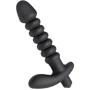 Prostatic Play Quest Ribbed Silicone Prostate Vibe - анальний вібратор, 14x3.6 см