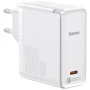 Зарядний пристрій Baseus Wall Charger GaN2 100W White with USB-C Cable (TZCCGAN-L02)