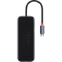 Адаптер Baseus Adapter AcmeJoy USB-C to 3xUSB3.0+USB-C Dark Grey (WKJZ010013): Інтерфейс підключення USB-C