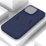 Чехол для iPhone TPU Case Bonbon Metal Style with MagSafe Cosmos Blue for iPhone 15 Pro Max: Цвет синий