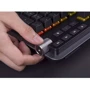 Клавиатура Thermaltake ARGENT K5 RGB Gaming Keyboard Cherry MX Speed Silver (GKB-KB5-SSSRUS-01): Дополнительно аудио-разъем, встроенный USB-хаб, подставка под запястья, подсветка клавиш