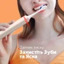 Зубна щітка Bitvae S3 Smart 4 насадки та футляр white: Технологія чищення ультразвуковая