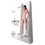 Бодистокинг с плетением на груди Passion BS099 One Size white