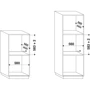 Духовой шкаф электрический Indesit IFW 6834 BL: Объем, л 71