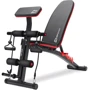 Скамья для жима и пресса Hop-Sport STRONG 76 кг HS-1035 со стойками 1002L (UT-10000682): Максимальный вес пользователя, кг 120