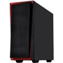 Корпус Silverstone RL06 Pro Black/Red Acrylic LED (SST-RL06BR-PRO): Типоразмер Midi-Tower