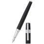 Перьевая ручка Hugo Boss Gear Pinstripe Black/Chrome (HSV2852A)