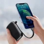 Внешний аккумулятор Baseus Power Bank 20000mAh with Lightning Cable Q Pow Display 20W Black (PPQD-H01): Тип батареи Литий-полимерные