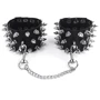 Наручники с шипами Art of Sex - Rose Spiked Leather Handcuffs
