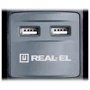 Сетевой фильтр REAL-EL RS-8F USB Charge: Количество розеток, шт 8