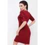 Сукня FashionUp PL-1617A 42 бордове повсякденне до середини стегна: Склад Віскоза, Еластан