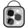 Захисне скло для iPhone Epik Metal Shine Silver для Camera iPhone 15 Pro / 15 Pro Max: Тип захисту екрана на камеру