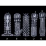 Набор рельефных насадок NDS 3005 Clear (5 штук) (23300)