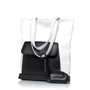 Женская сумка шоппер Sambag Shopper черно-белая (93251008)