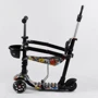 Самокат Best Scooter із захисним бампером чорний (S 3395): Тип гальма ножной