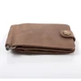 Мужской зажим для денег DNK Leather коричневый (DNK-Clamp-trifle-Hcol-G): Формат кошелька Вертикальный