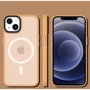 Чехол для iPhone Mobile Case TPU+PC Metal Buttons with MagSafe Colorful Peach for iPhone 13: Цвет оранжевый