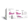 Безремневой страпон с вибрацией Strap-On-Me Vibrating Fuchsia M, регулируемый, пульт ДУ