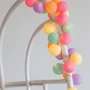 Гирлянда Cotton ball lights на 20 шаров 3,8м, Ice Cream: Количество ламп 20