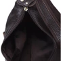 Женская сумка через плечо Borsa Leather темно-коричневая (1t300-brown): Тип ручки Плечевой ремень, Без ручки