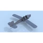 Німецький навчальний літак Bucker Bu 131D, 2МВ Bucker Bu 131D, German training aircraft, WWII (ICM32030) фото 4