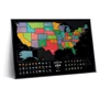 Скретч-карта США Travel Map USA Black (Eng) фото 8