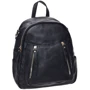 Женский рюкзак Keizer черный (K1182-black): Фактура Матовая, Зернистая