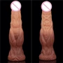 Фаллоимитатор LoveToy Dual-Layered Silicone Cock 9.5" Brown